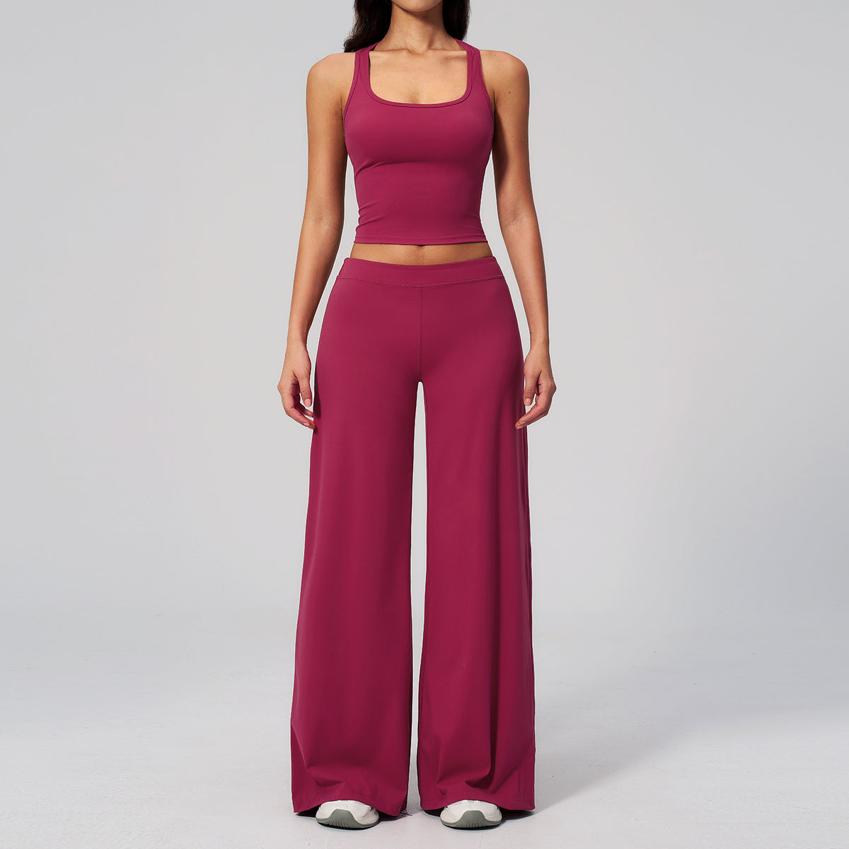 SOLBANA Studio Low-Rise Legging in Red