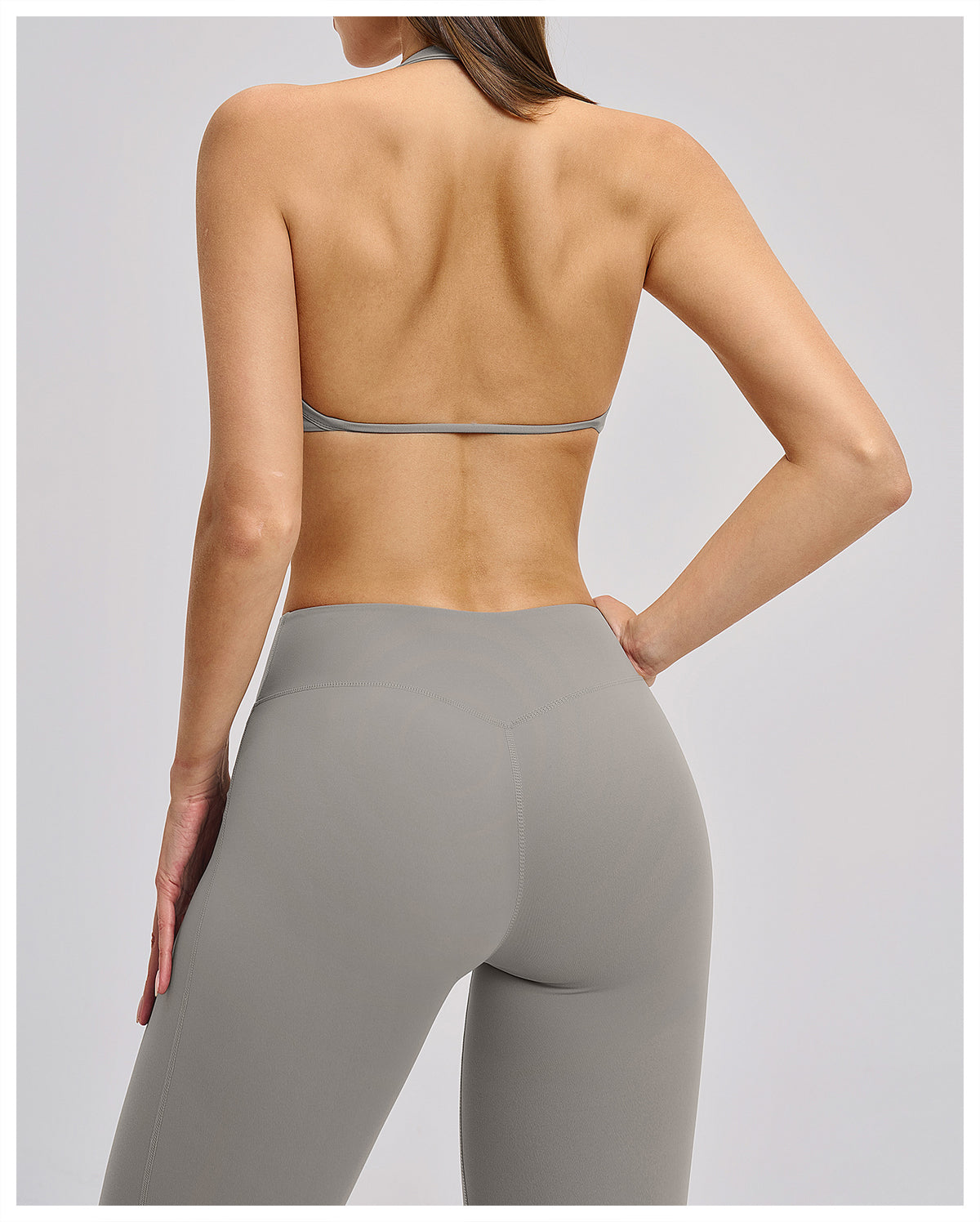 SOLBANA Form Open-Back Halter Bra