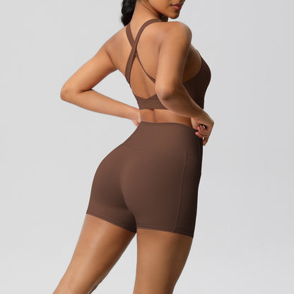 SOLBANA Studio Halter Pocket 2-Piece Short Set - alternate product view