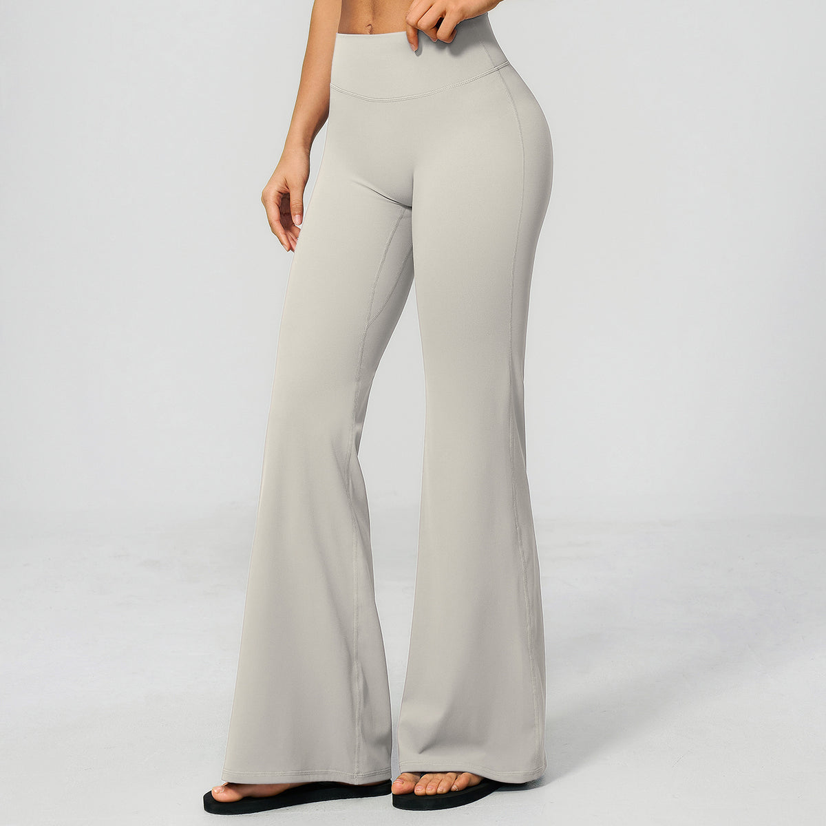 SOLBANA Form Brushed Sculpt Flare in Pearl Grey