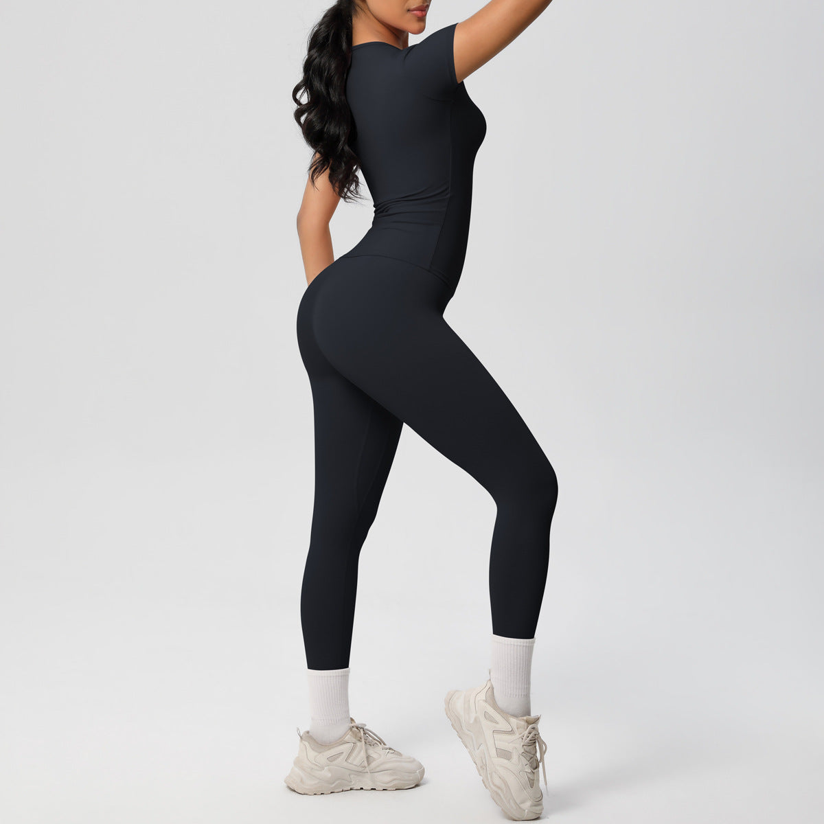 SOLBANA Form Tee 2-Piece Legging Set - alternate product view