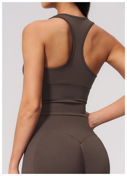 SOLBANA Form Sculpt V-Neck Tank - alternate product view