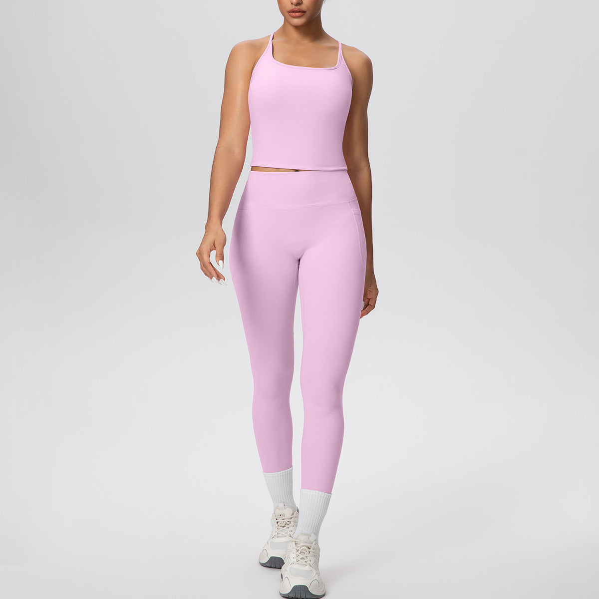 SOLBANA Form Pocket 2-Piece Legging Set