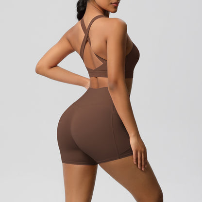 SOLBANA Studio Halter Pocket 2-Piece Short Set - alternate product view
