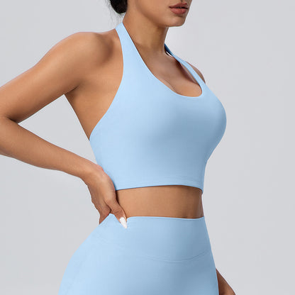 SOLBANA Studio Open-Back Halter Bra - alternate product view
