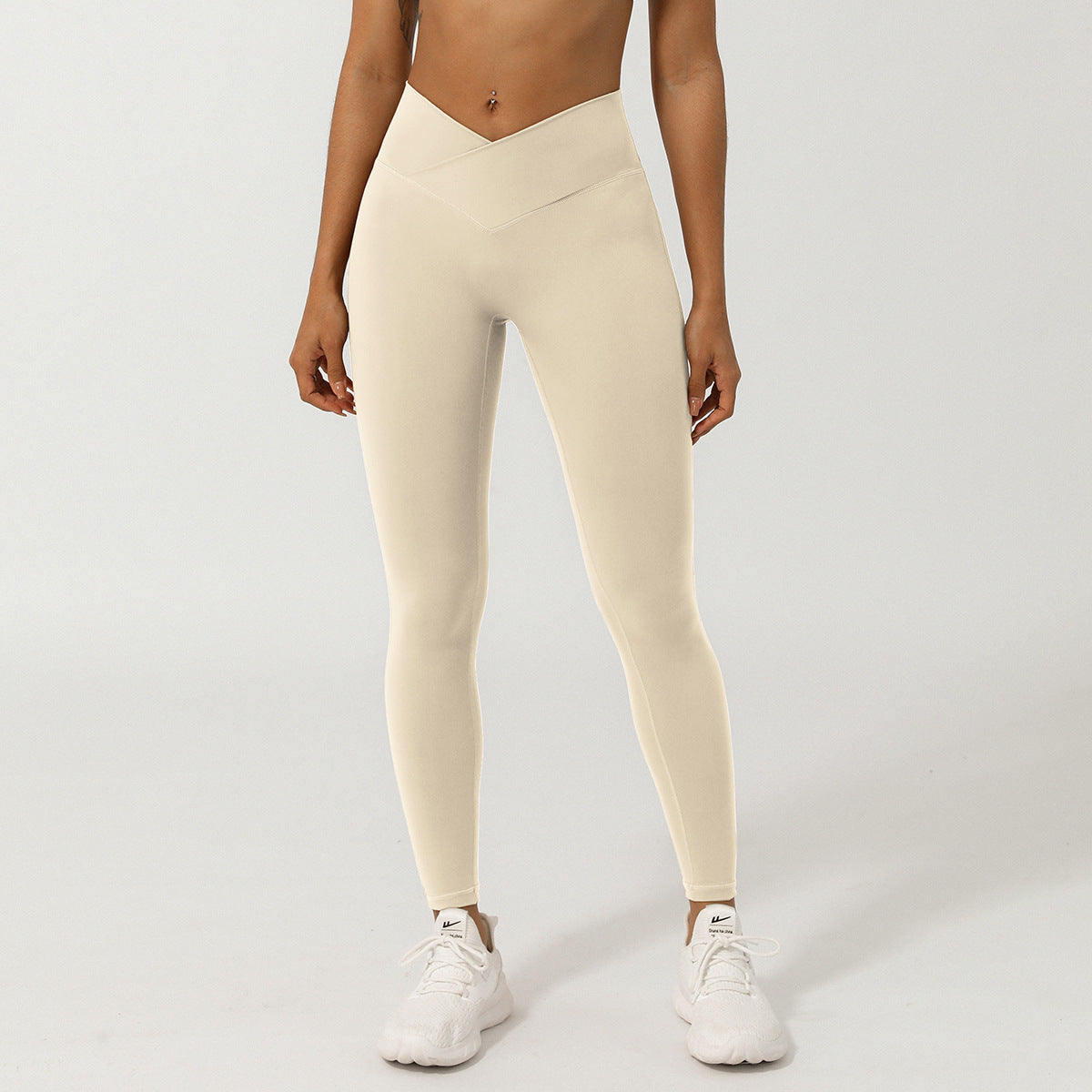 SOLBANA Studio Crossback 2-Piece Legging Set in Yellow
