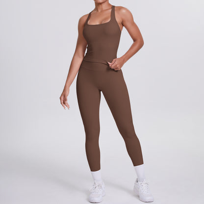 SOLBANA Form Tank 2-Piece Legging Set - alternate product view