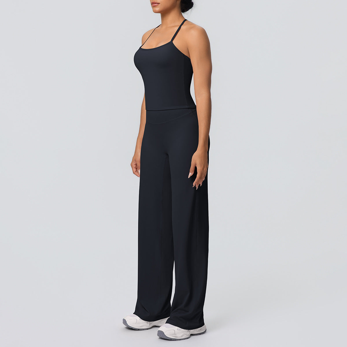 SOLBANA Studio Tie-Strap 2-Piece Pant Set - alternate product view
