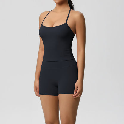 SOLBANA Studio Tie-Back High-Rise Short Set - alternate product view