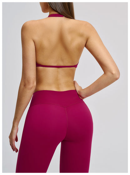 SOLBANA Form Open-Back Halter Bra - alternate product view