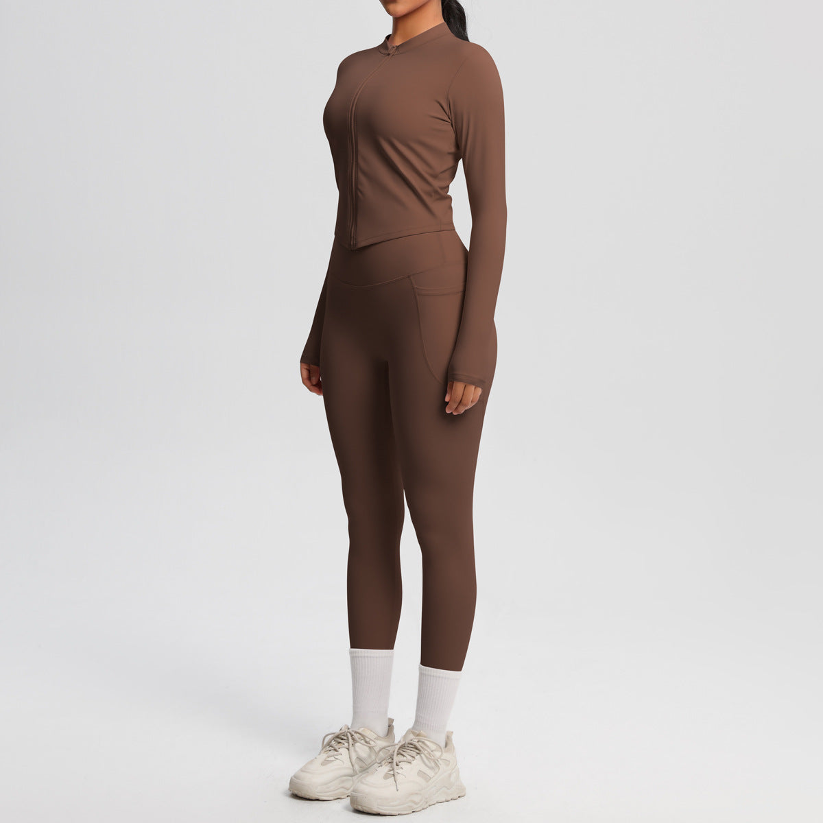 SOLBANA Form Zip Jacket 2-Piece Pant Set - alternate product view