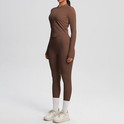 SOLBANA Form Zip Jacket 2-Piece Pant Set - alternate product view