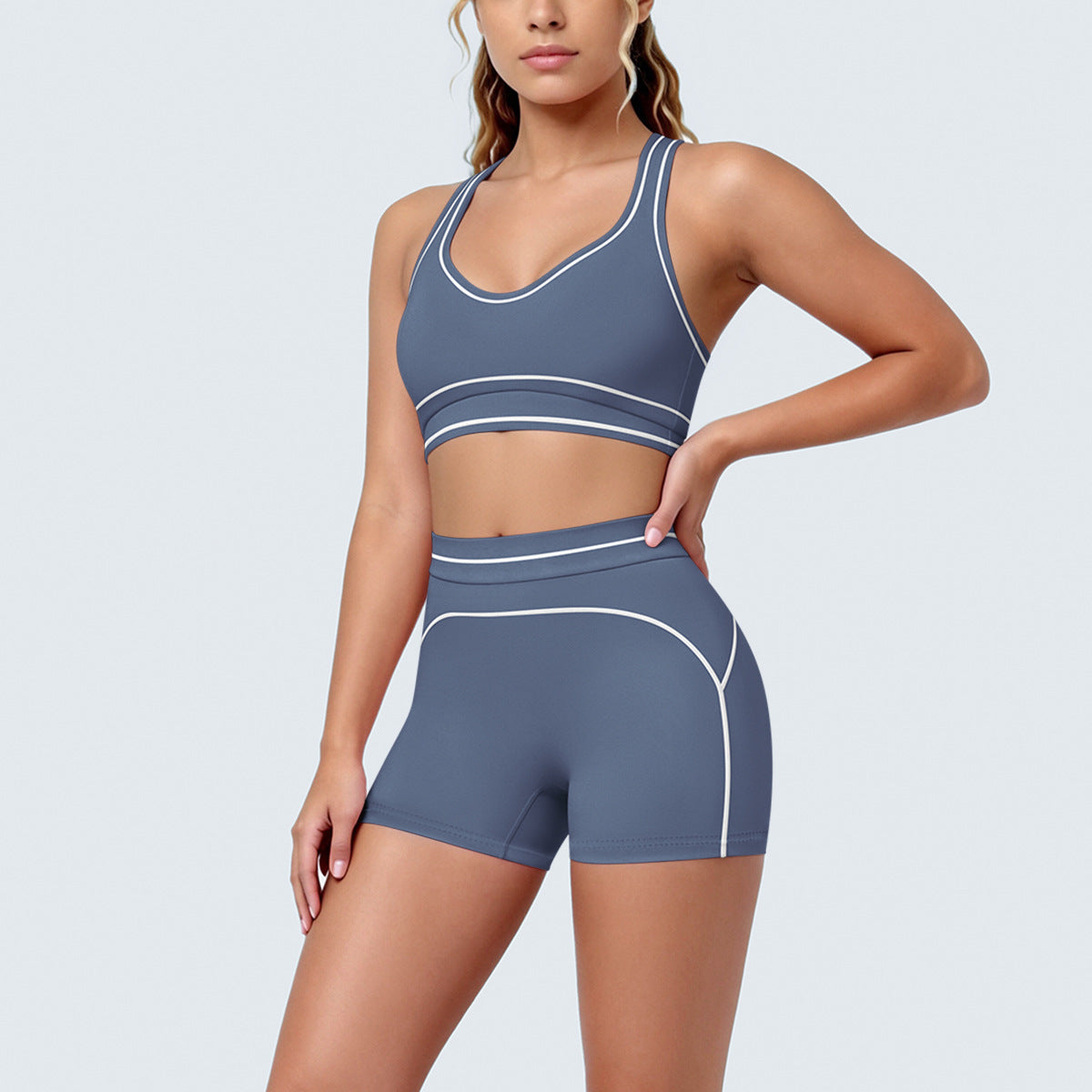SOLBANA Contour Contrast Short Set product detail