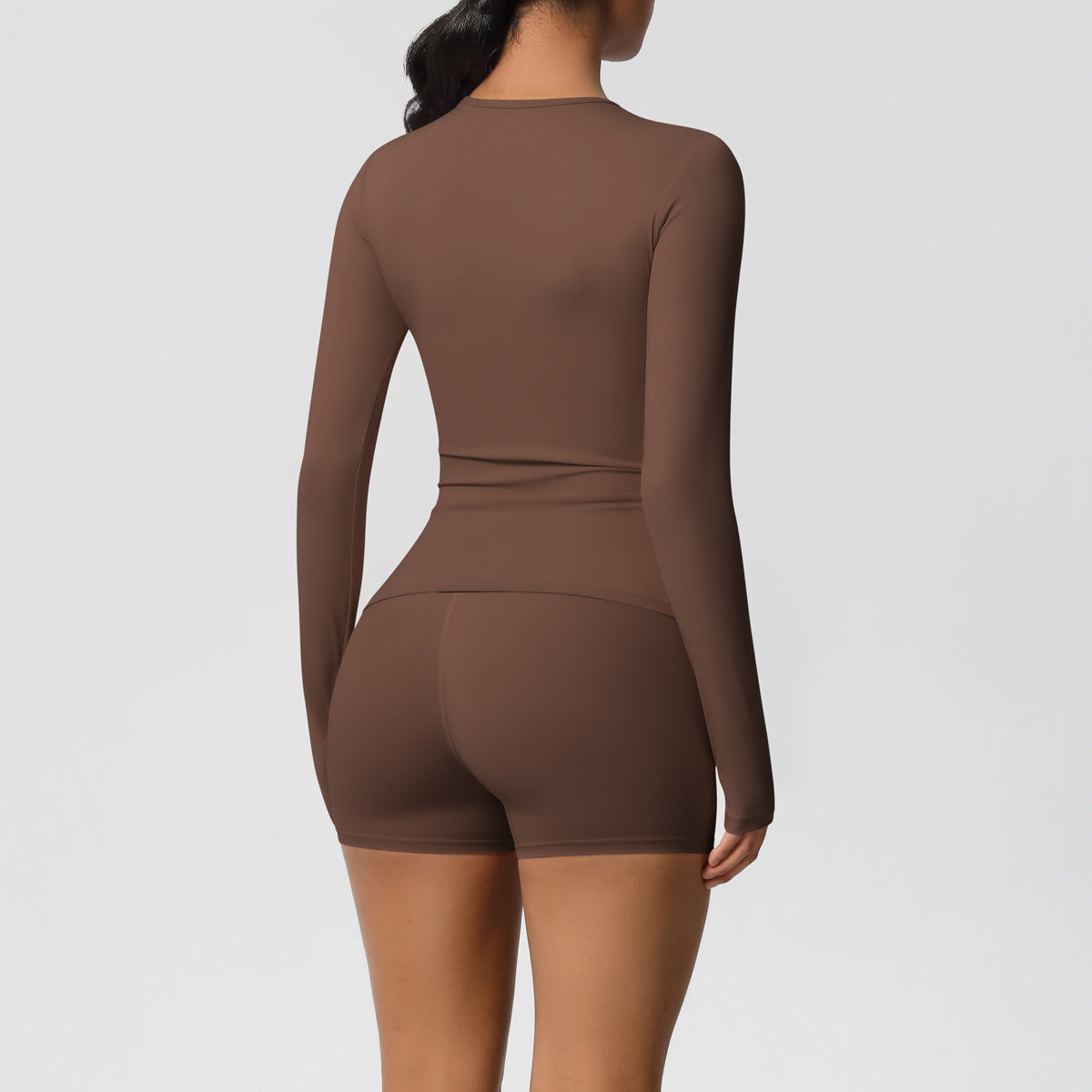 SOLBANA Form Long-Sleeve 2-Piece Short Set - alternate product view