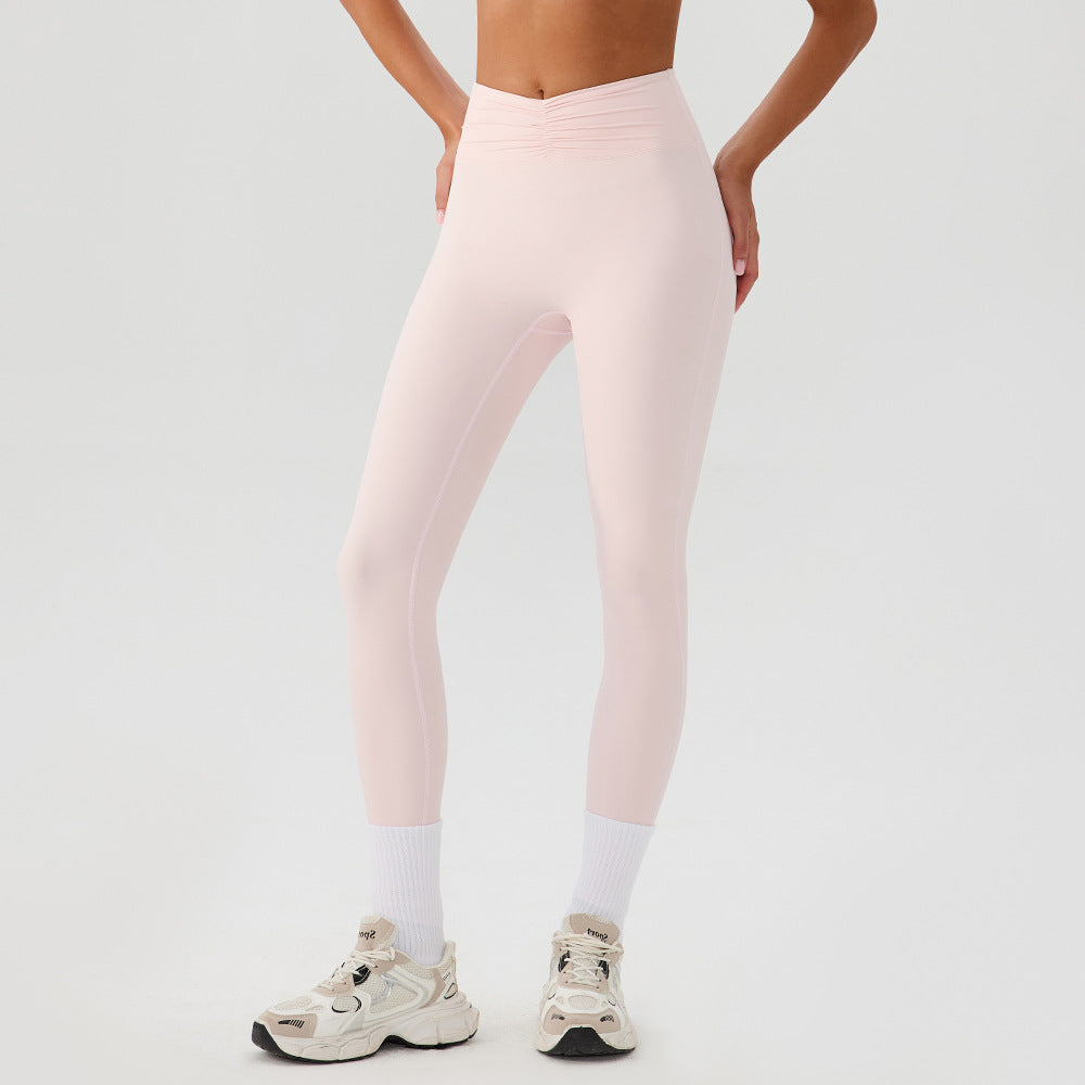 SOLBANA Form Ruched Legging in Cherry Bloom