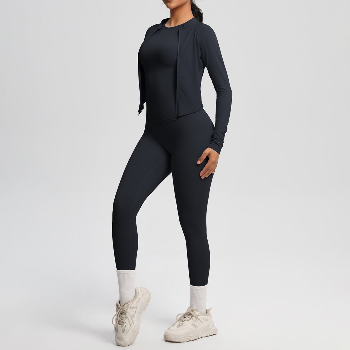 SOLBANA Studio Zip 3-Piece Legging Set - additional view