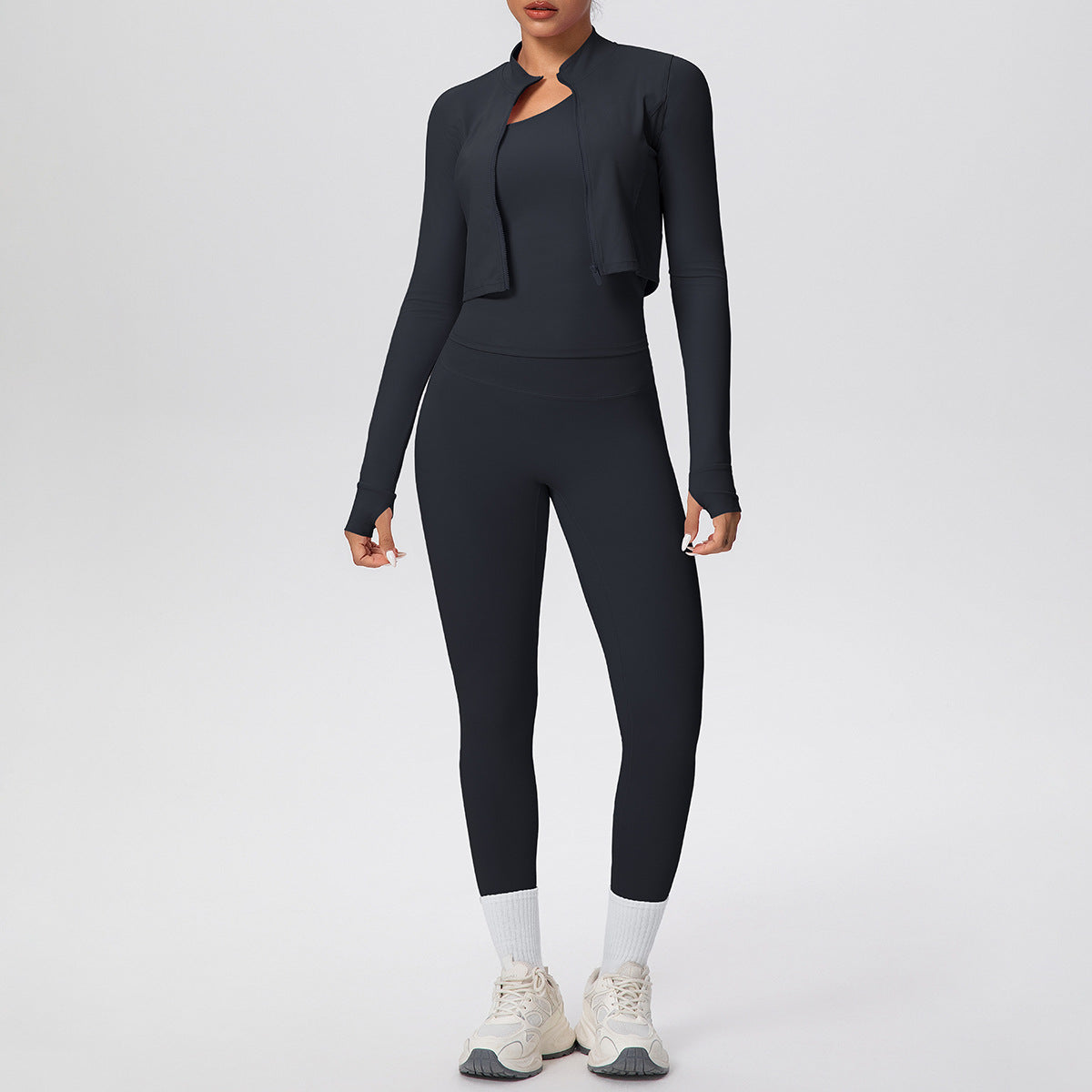 Women's Studio One-Shoulder matching activewear outfit