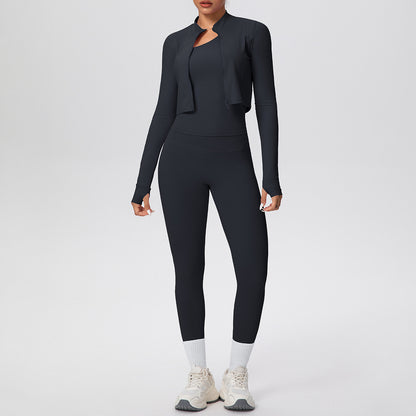 Women's Studio One-Shoulder matching activewear outfit