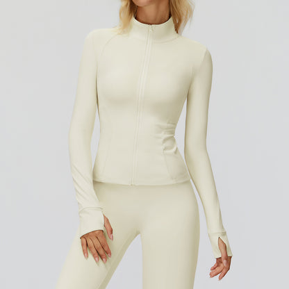 SOLBANA Form Thermal Jacket in Cream