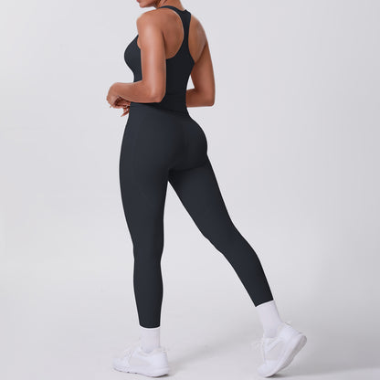 SOLBANA Form Pocket Tank 2-Piece Legging Set - alternate product view