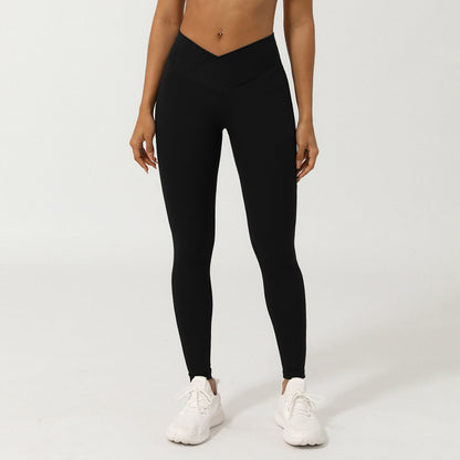 SOLBANA Studio Crossback 2-Piece Legging Set in black