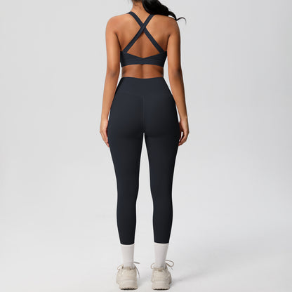 SOLBANA Studio Tie-Back 2-Piece Legging Set - alternate product view
