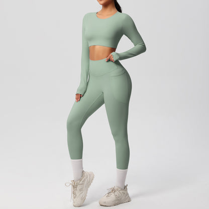 SOLBANA Studio Brushed 2-Piece Legging Set - alternate product view