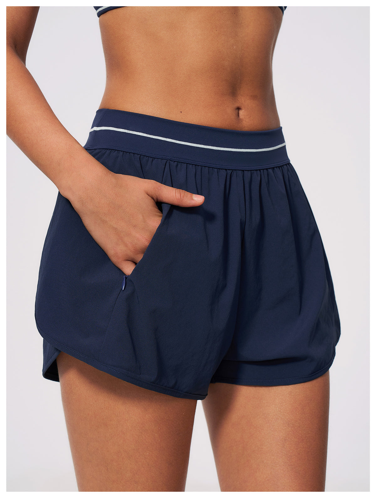 SOLBANA Riviera Layered Stripe Short - alternate product view