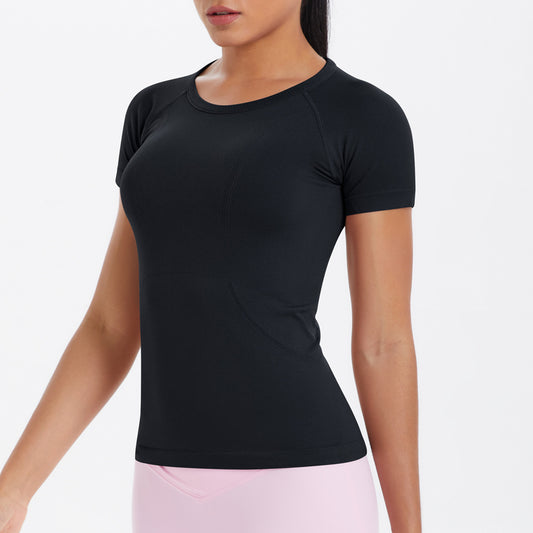 SOLBANA Form Essential Fitted Tee in Black