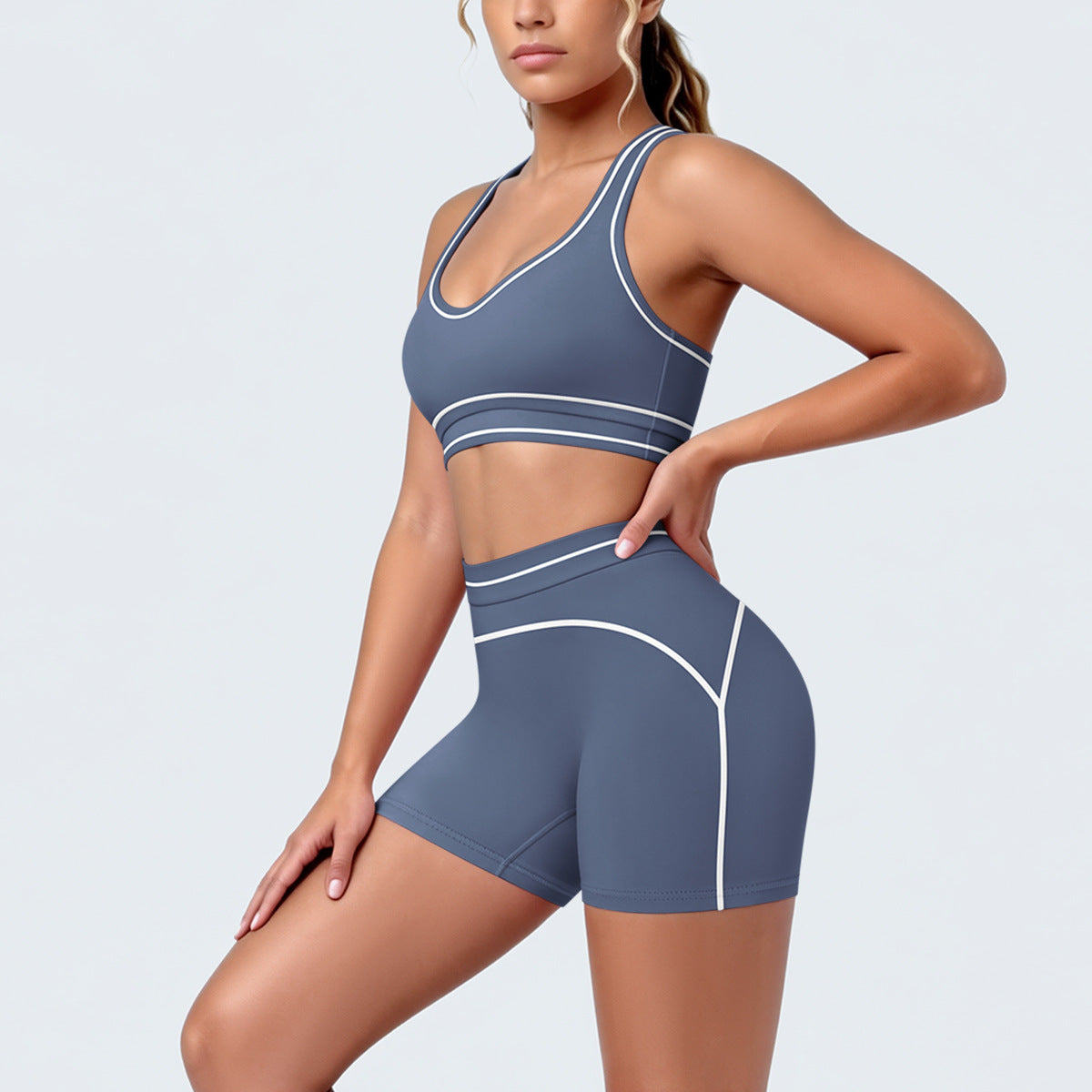 SOLBANA Contour Contrast Short Set product detail