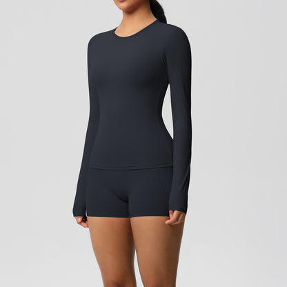 SOLBANA Studio Long-Sleeve 2-Piece Short Set - alternate product view