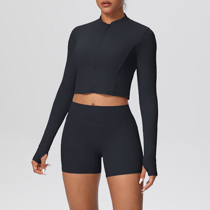 SOLBANA Studio Zip Pocket 2-Piece Short Set - alternate product view