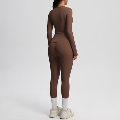 SOLBANA Studio Long-Sleeve Pocket Legging Set - alternate product view