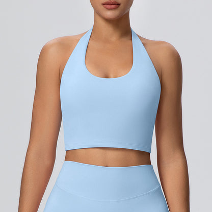 SOLBANA Studio Open-Back Halter Bra