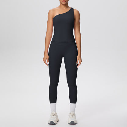 SOLBANA Studio One-Shoulder Legging Set - alternate product view