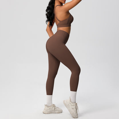 SOLBANA Studio Tie-Back 2-Piece Legging Set - alternate product view