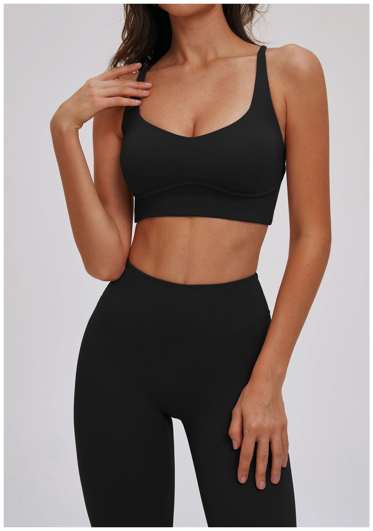 SOLBANA Studio Cutout Crossback Bra - alternate product view
