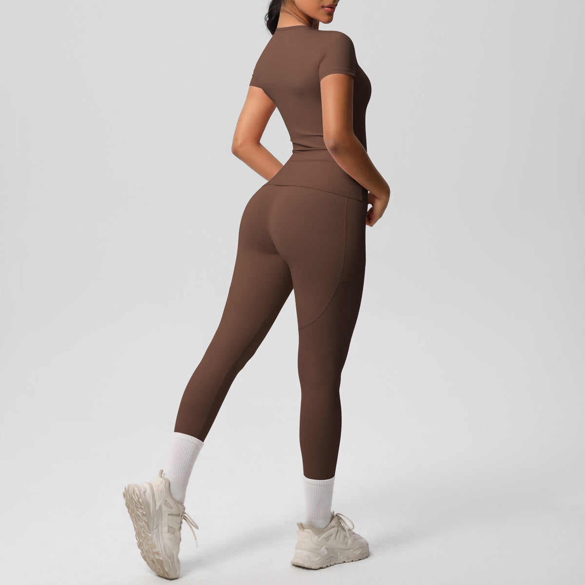 SOLBANA Form Short-Sleeve 2-Piece Pant Set - alternate product view
