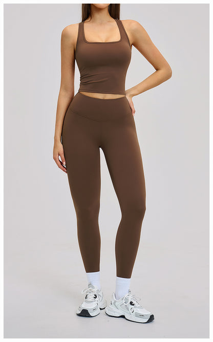 SOLBANA Studio Sculpt Crossback 2-Piece Legging Set - alternate product view