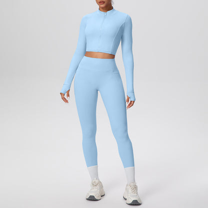 SOLBANA Studio Zip Pocket Legging Set