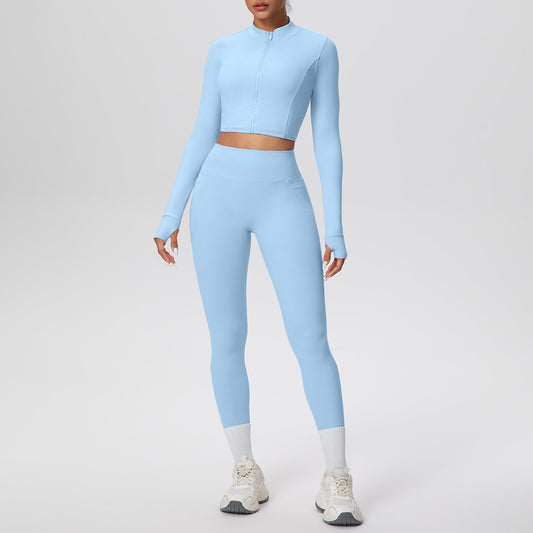 SOLBANA Studio Zip Pocket Legging Set
