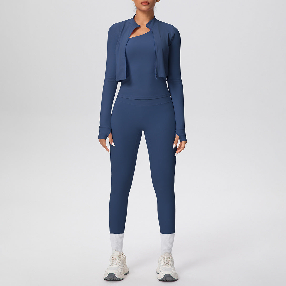 Studio One-Shoulder coordinated three-piece set by SOLBANA