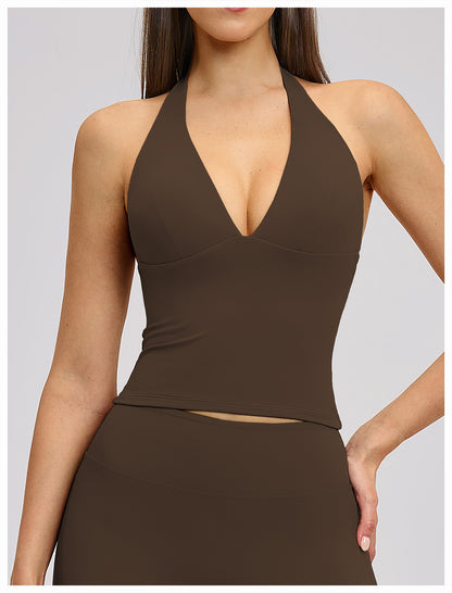 SOLBANA Studio Sculpt V-Neck Tank - alternate product view