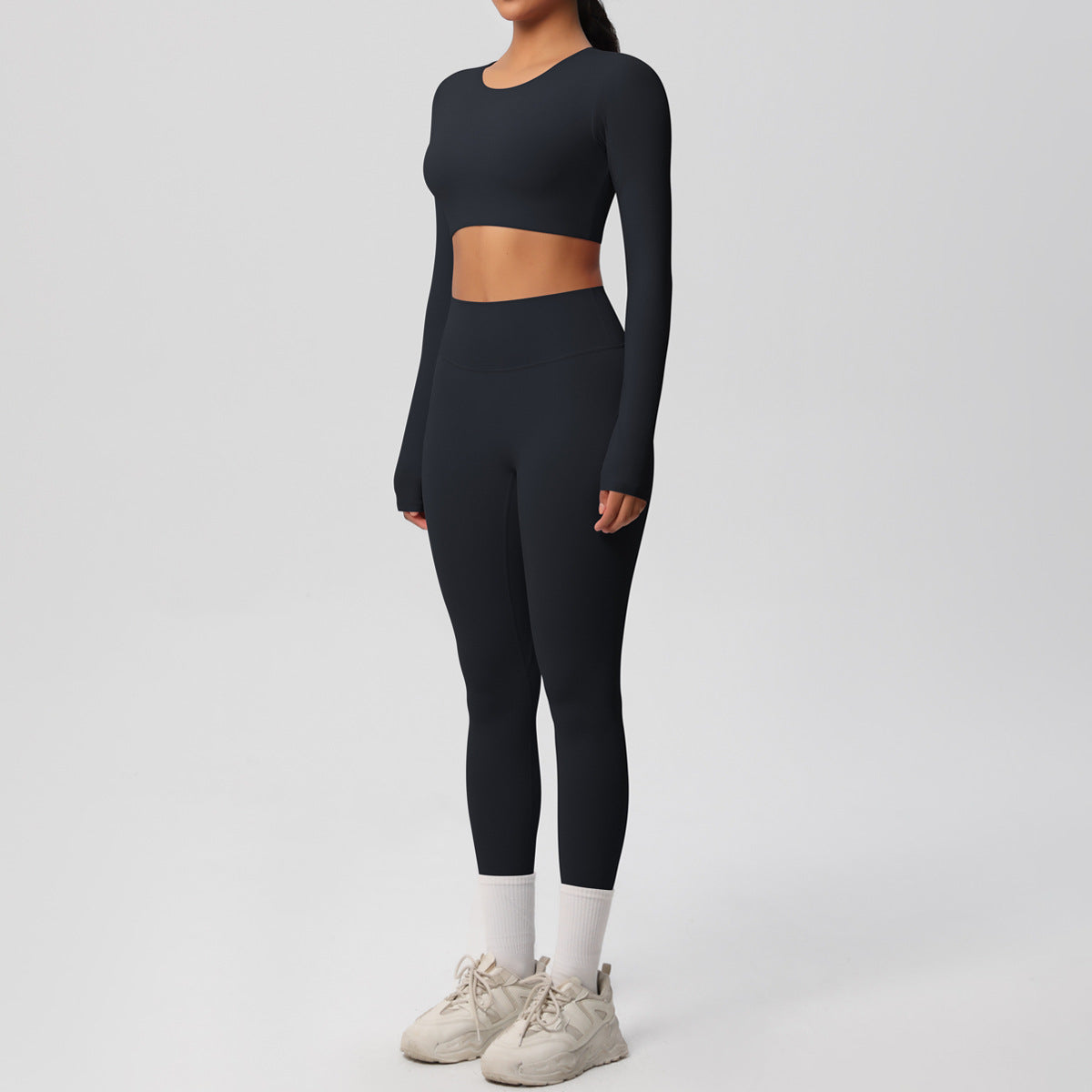 SOLBANA Form Long-Sleeve 2-Piece Legging Set - alternate product view