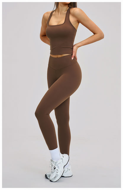 SOLBANA Studio Sculpt Crossback 2-Piece Legging Set - alternate product view