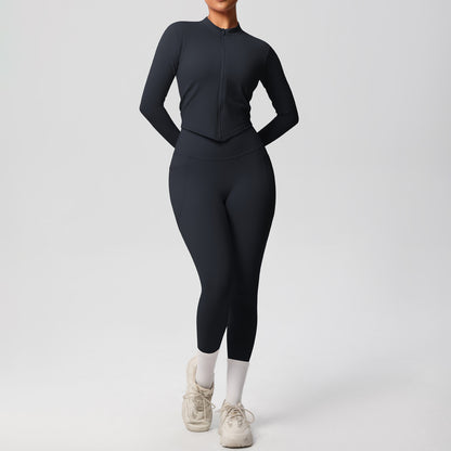 SOLBANA Form Zip Jacket 2-Piece Pant Set - alternate product view