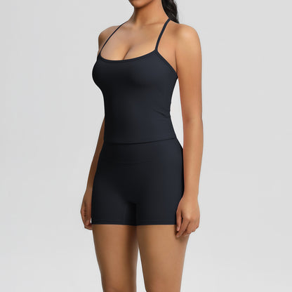 SOLBANA Studio Tie-Back High-Rise Short Set - alternate product view