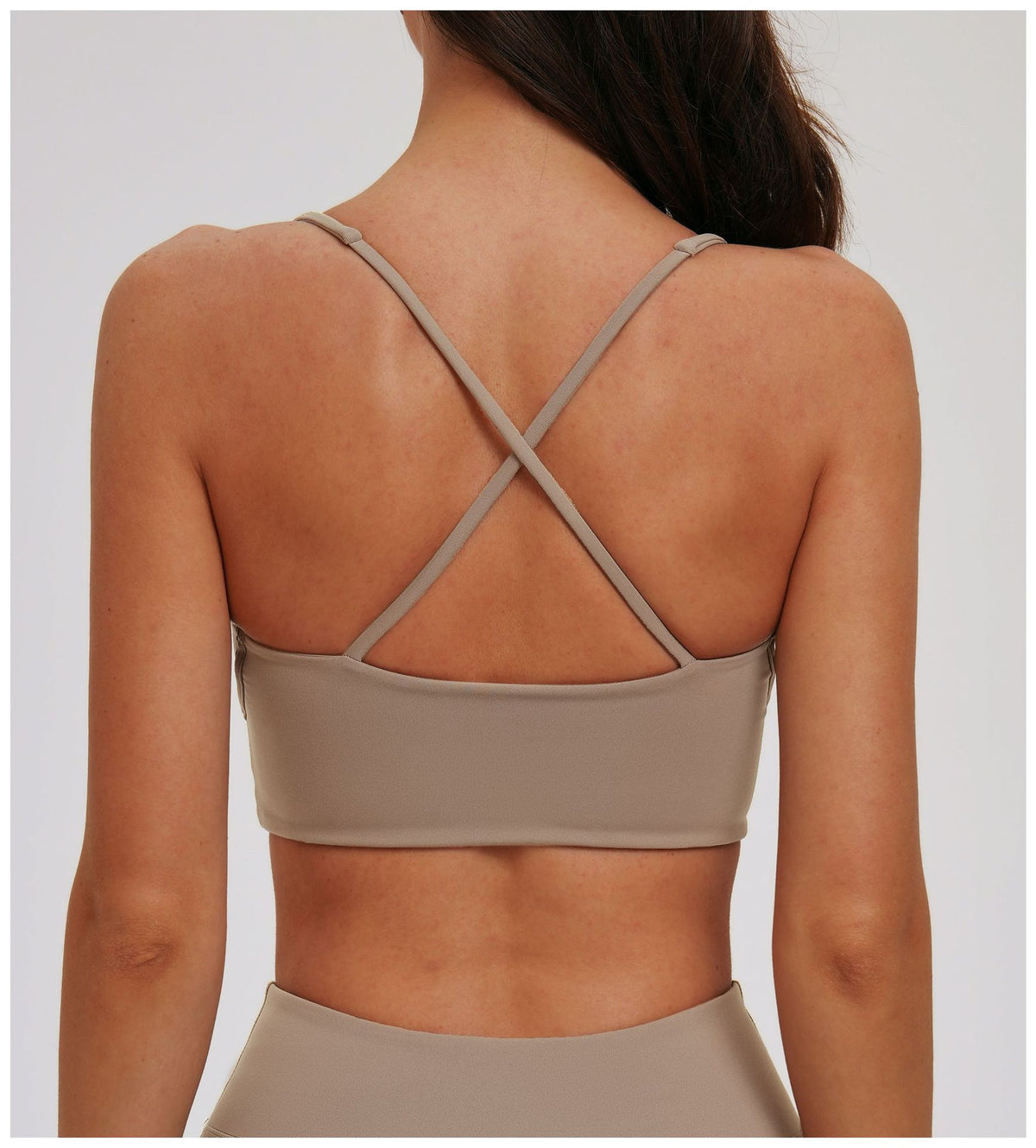 SOLBANA Studio Cutout Crossback Bra - alternate product view