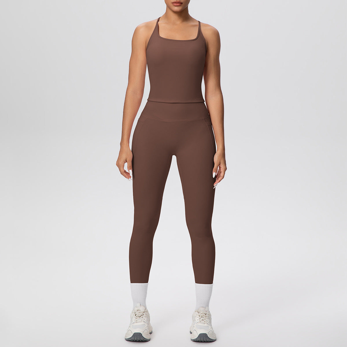SOLBANA Form Pocket 2-Piece Legging Set - alternate product view