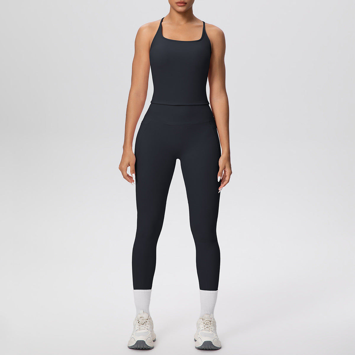SOLBANA Form Pocket 2-Piece Legging Set - alternate product view